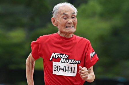 Читать 105-летний японец установил рекорд по бегу