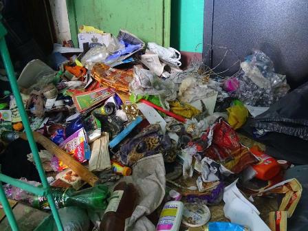 Синдром Плюшкина в Саранске: Мать и дочь завалили квартиру мусором